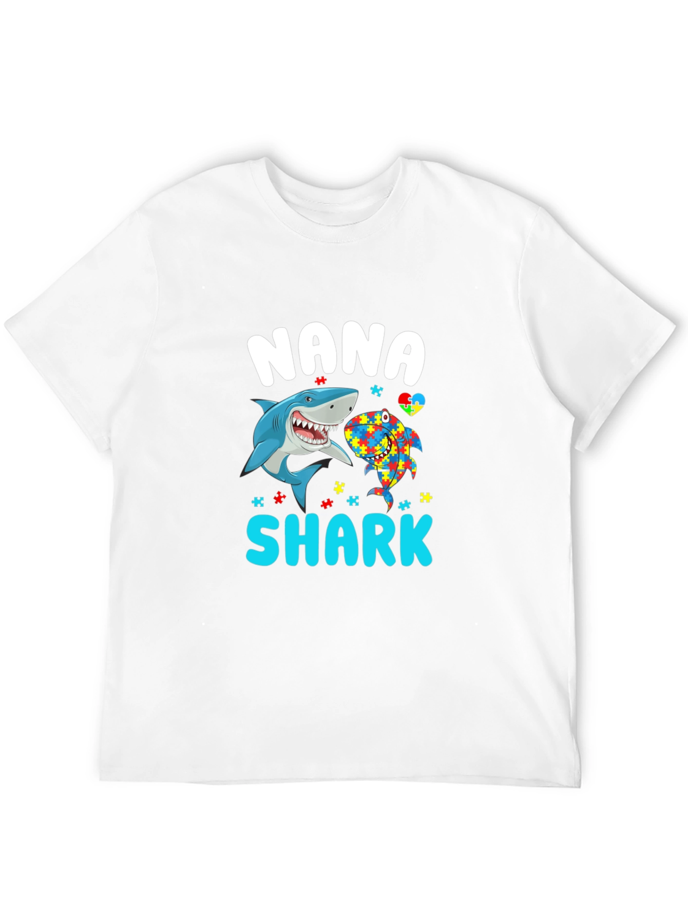 NANA Shark Autism Awareness T-Shirt