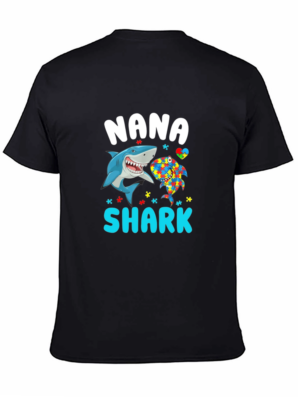 NANA Shark Autism Awareness T-Shirt