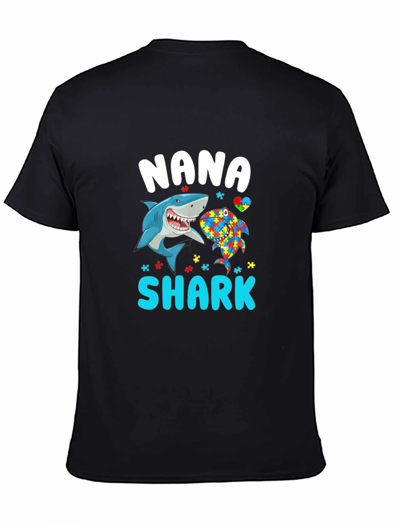 NANA Shark Autism Awareness T-Shirt