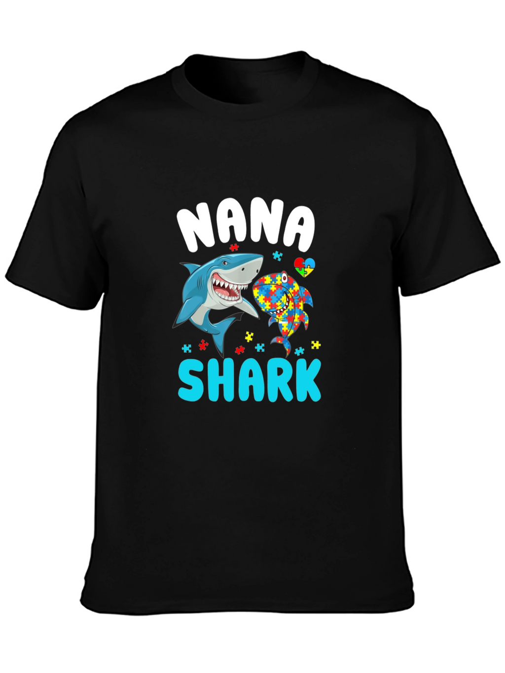 NANA Shark Autism Awareness T-Shirt