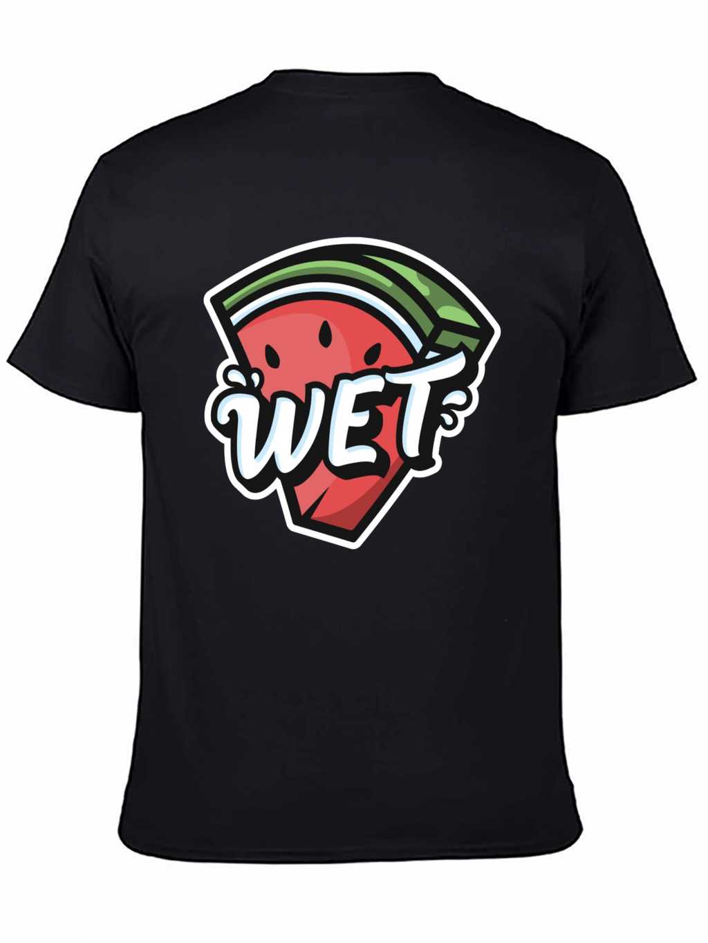 Watermelon Wet Graphic Tee - Summer Fun T-Shirt