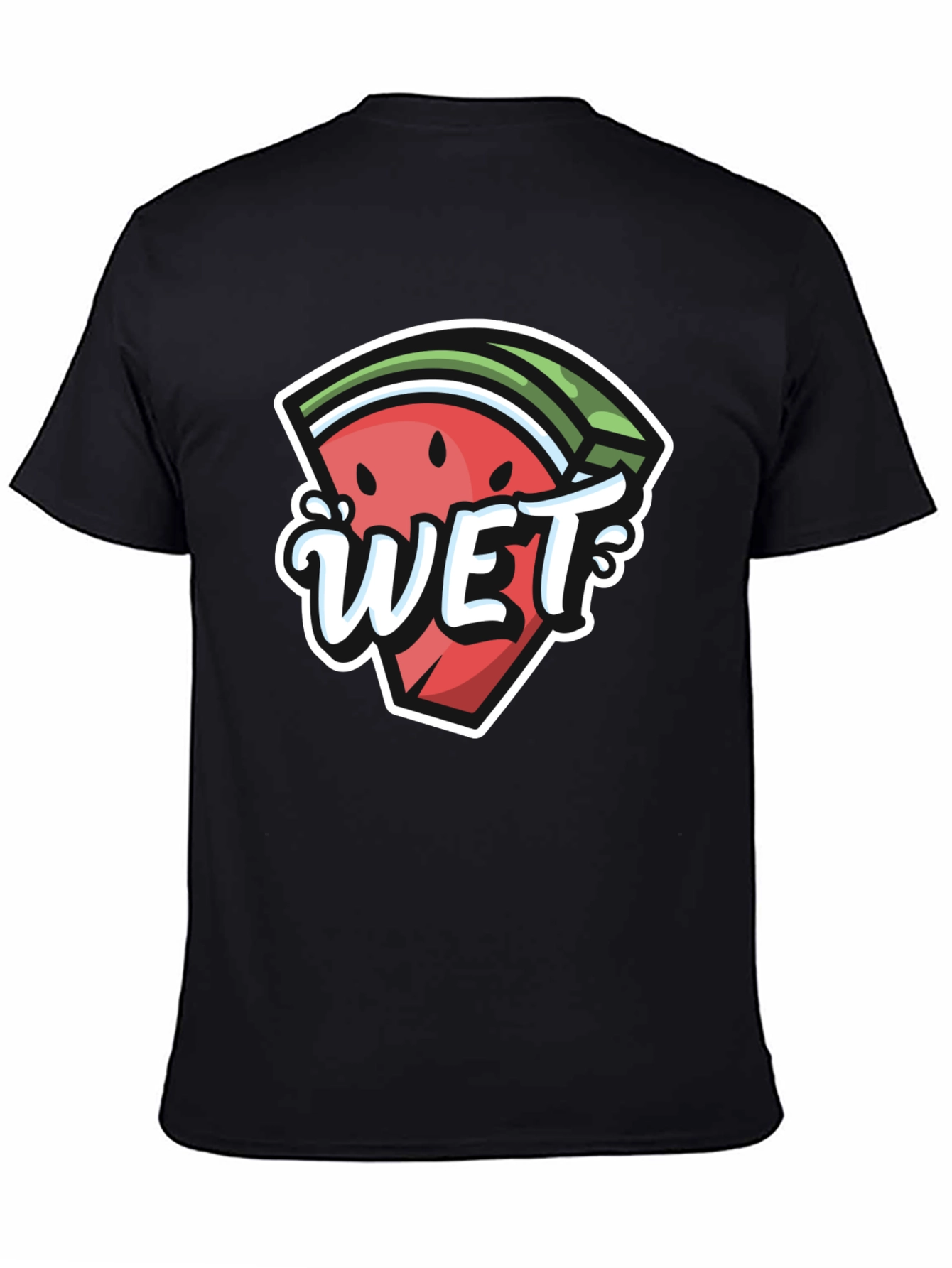 Watermelon Wet Graphic Tee - Summer Fun T-Shirt