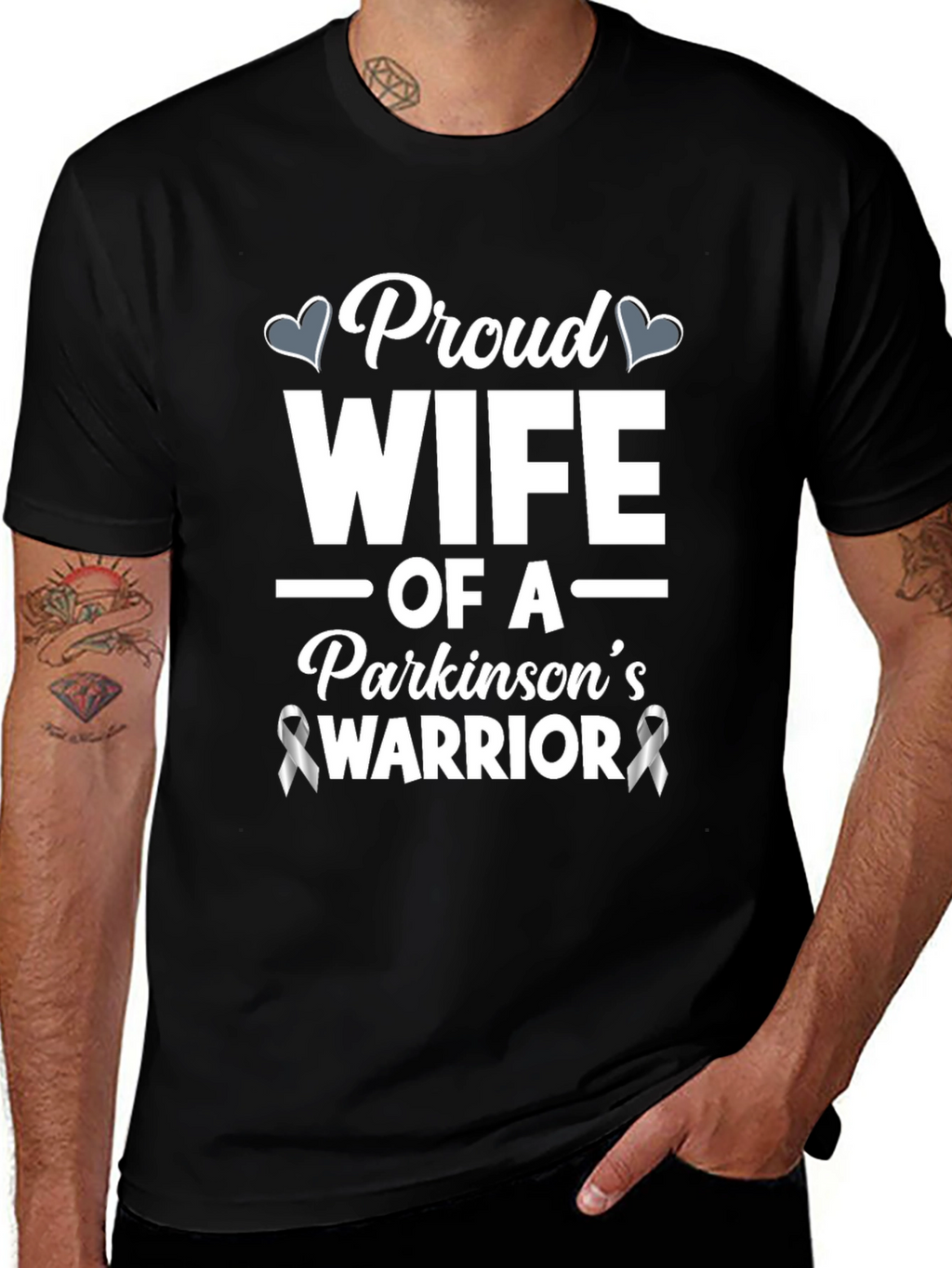 Proud Wife of a Parkinsons Warrior T-Shirt