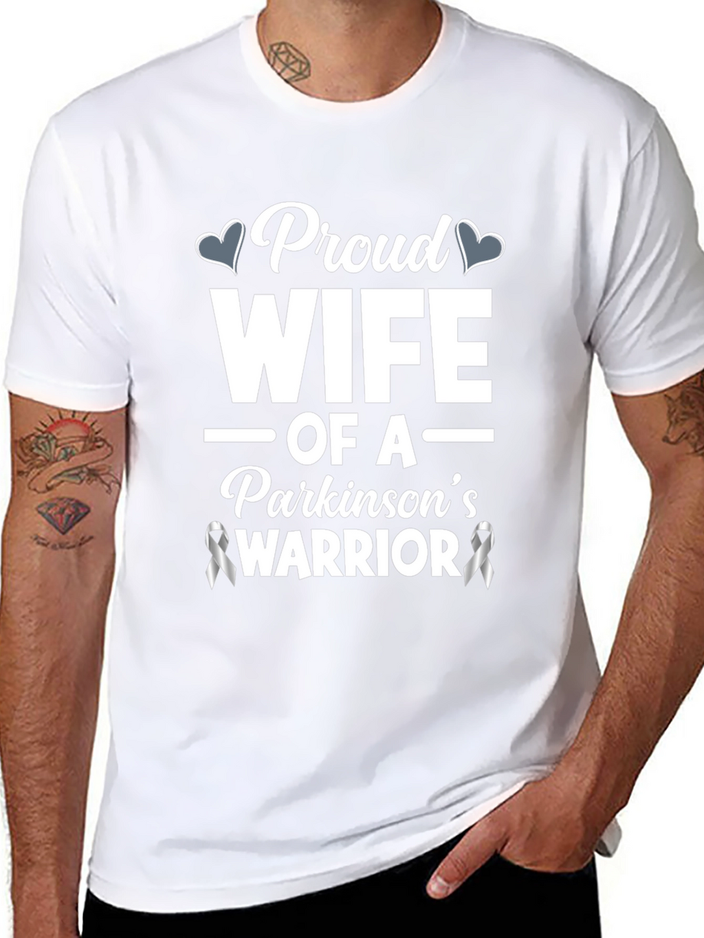 Proud Wife of a Parkinsons Warrior T-Shirt