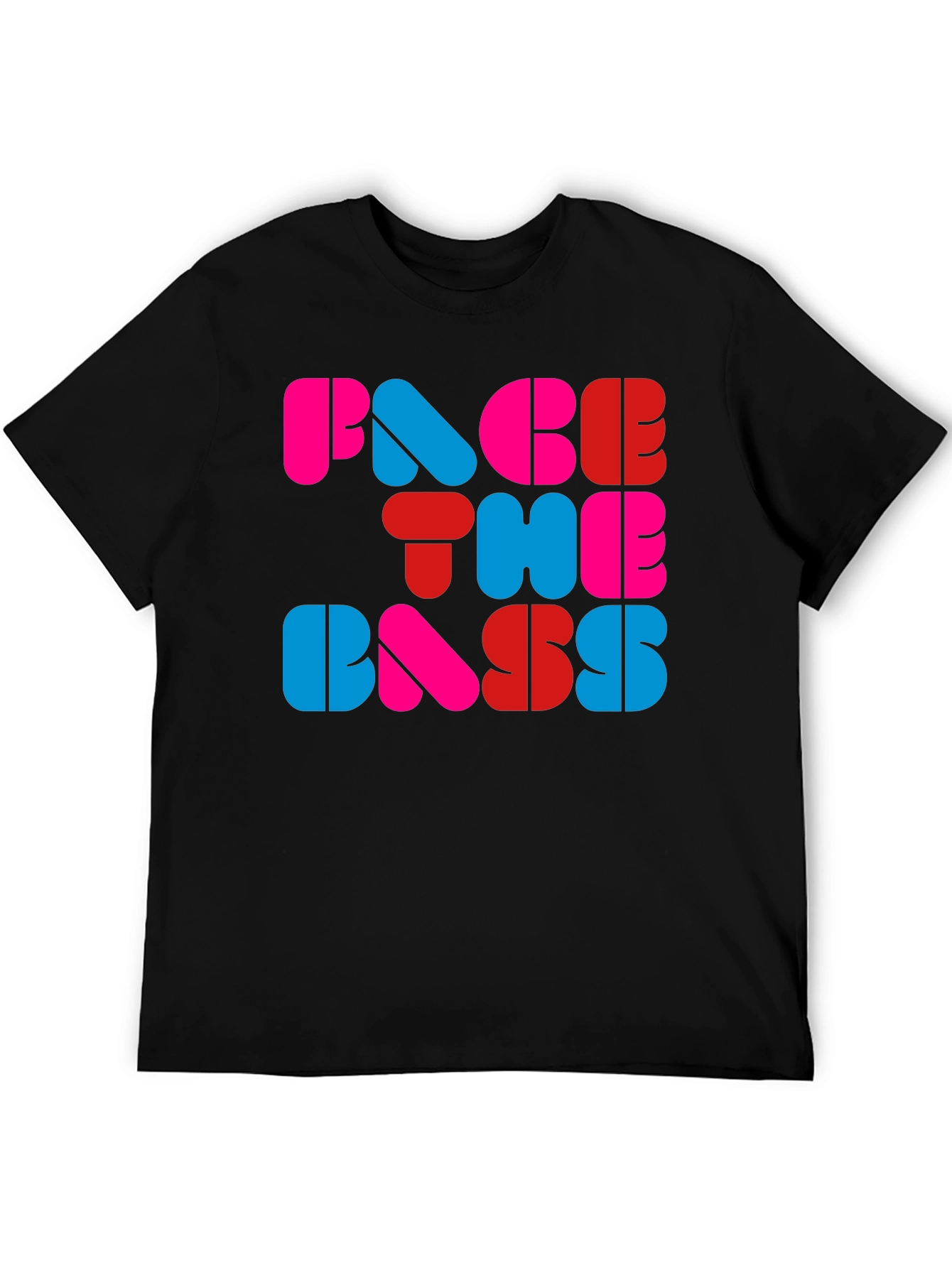 Face The Bass Graphic T-Shirt - Bold Style