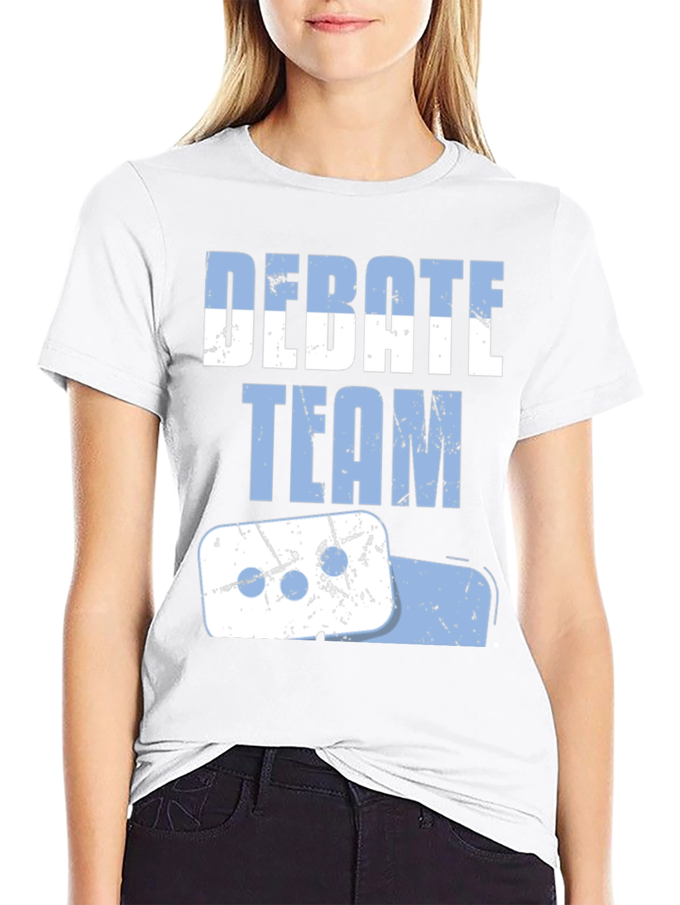 Debate Team Dice Graphic Tee - Cool Casual Style