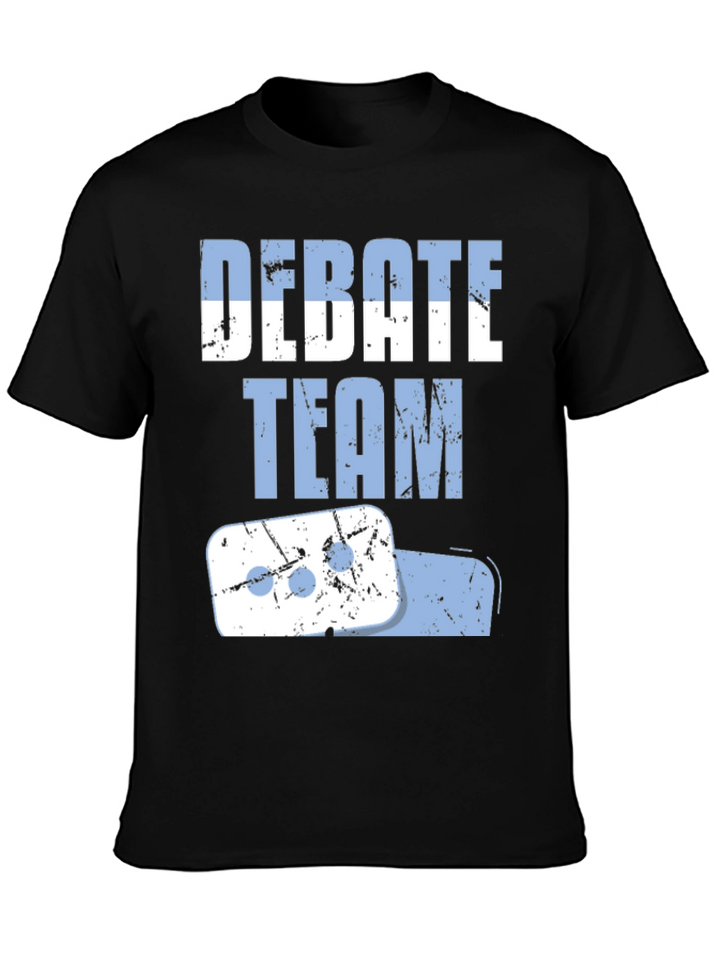 Debate Team Dice Graphic Tee - Cool Casual Style