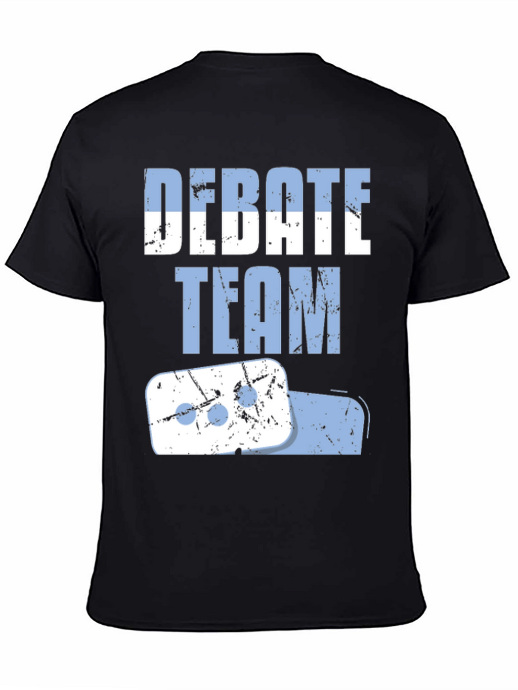 Debate Team Dice Graphic Tee - Cool Casual Style
