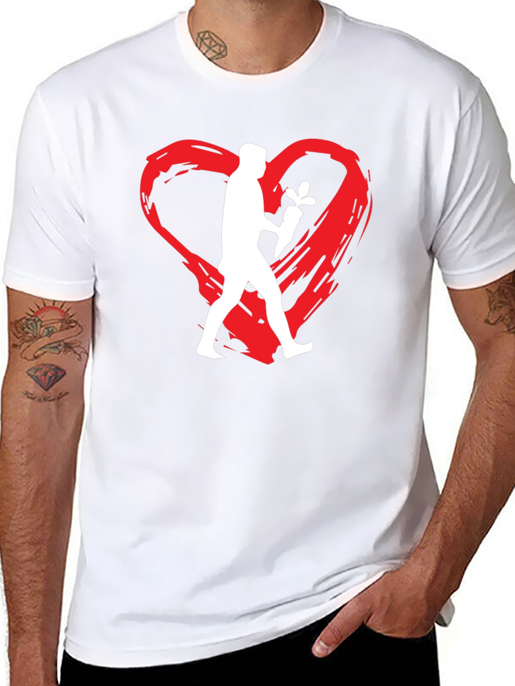 Vegan Love Graphic Tee - Black