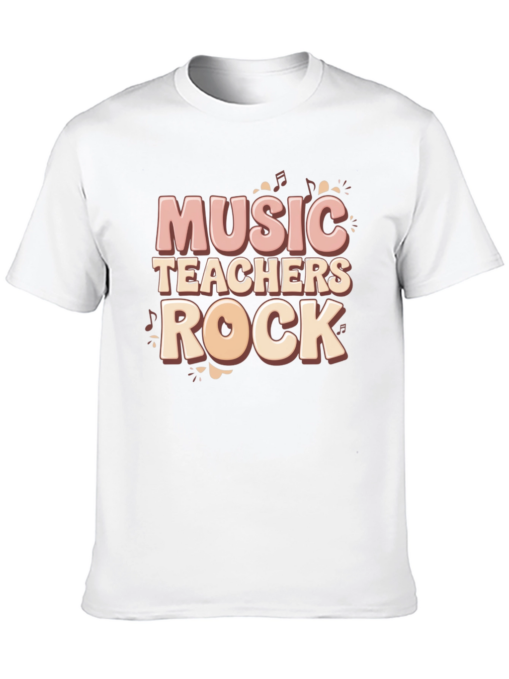 Music Teachers Rock Graphic T-Shirt