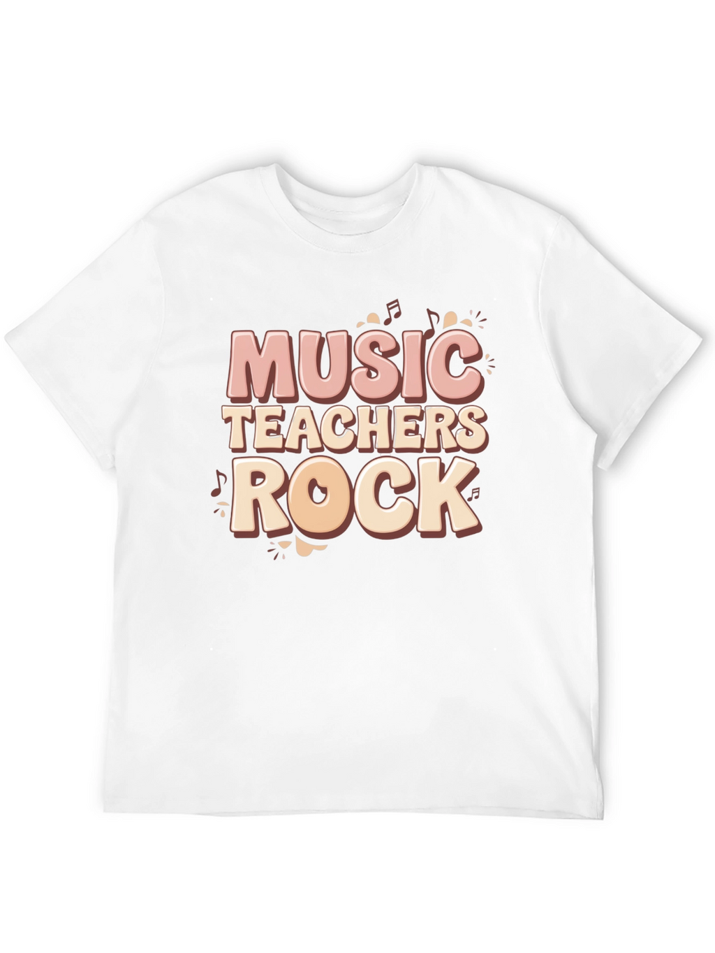 Music Teachers Rock Graphic T-Shirt