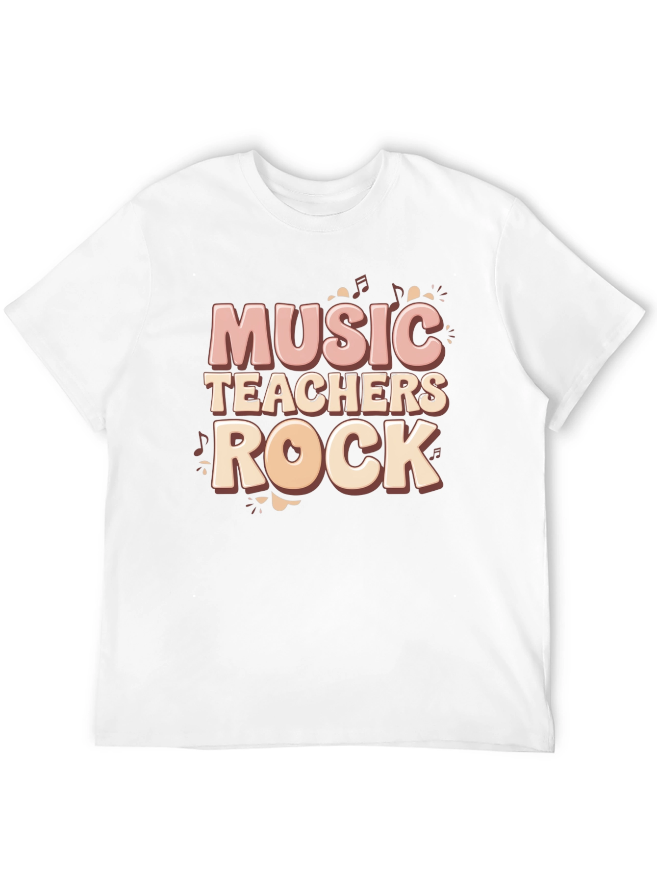 Music Teachers Rock Graphic T-Shirt