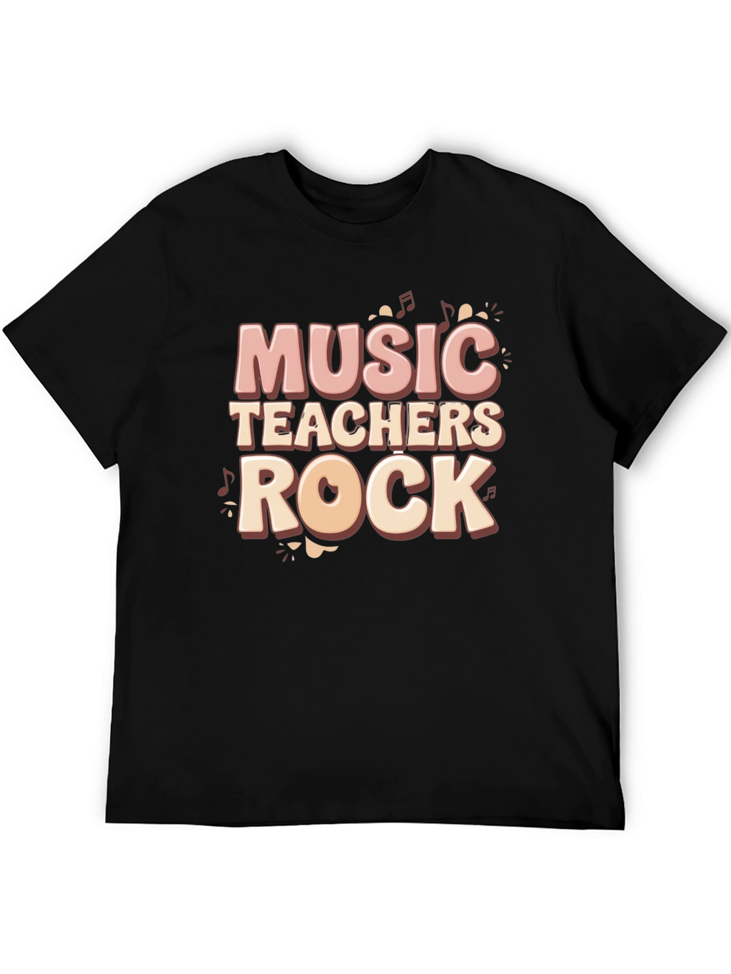 Music Teachers Rock Graphic T-Shirt