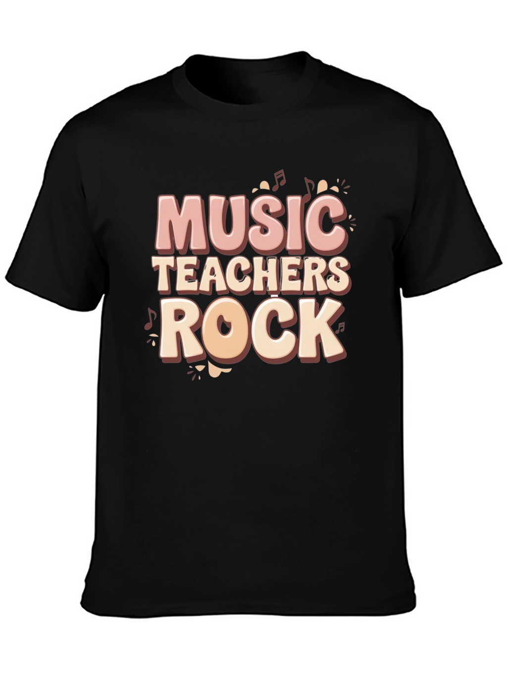 Music Teachers Rock Graphic T-Shirt