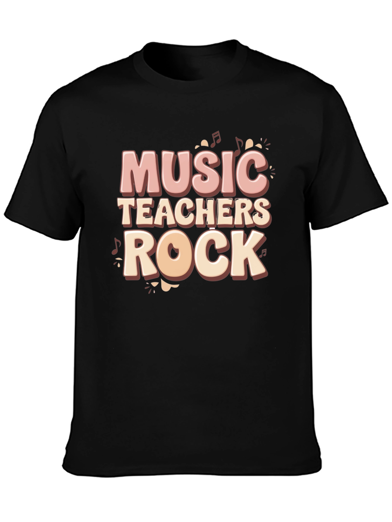 Music Teachers Rock Graphic T-Shirt