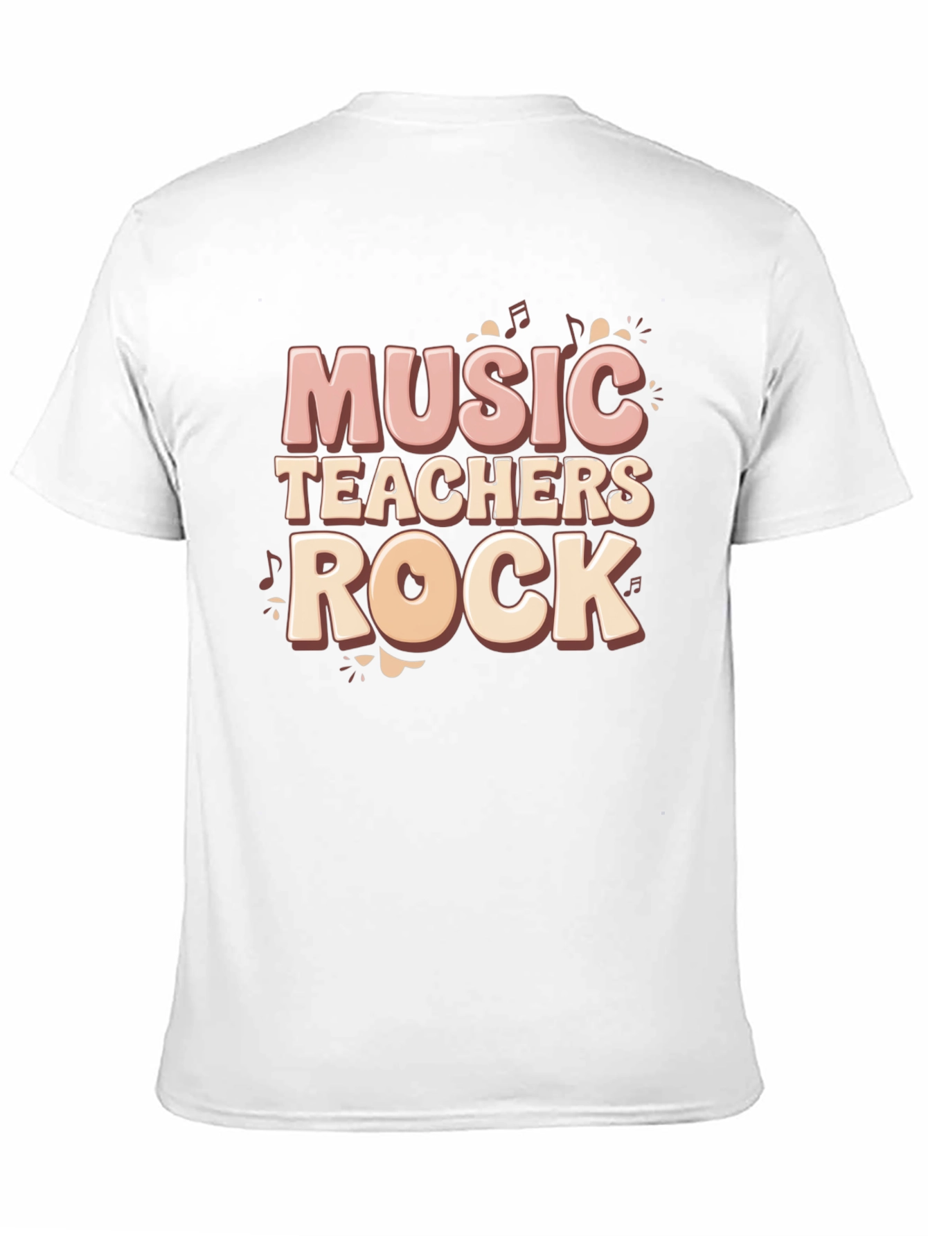 Music Teachers Rock Graphic T-Shirt