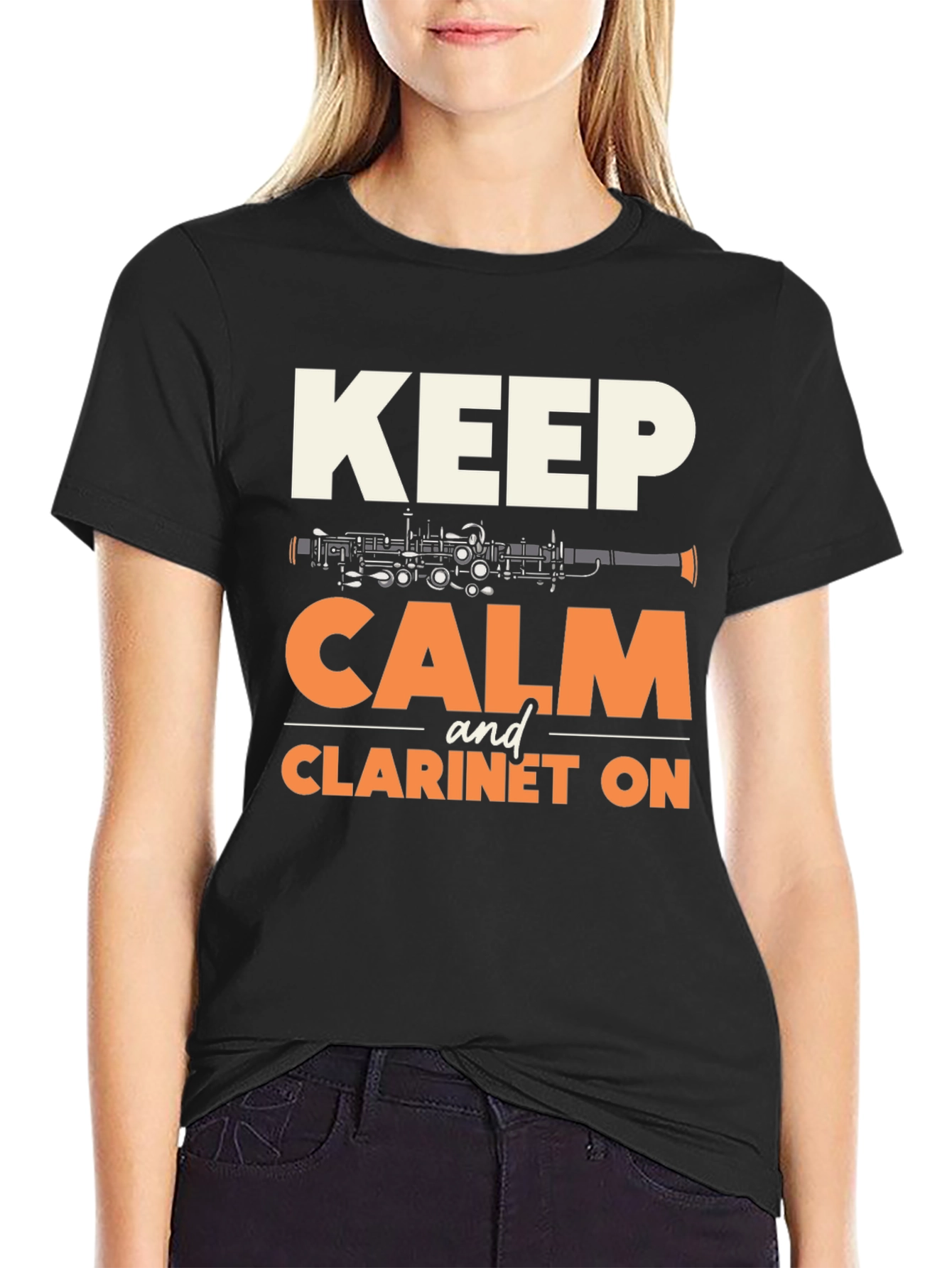 Keep Calm and Clarinet On T-Shirt