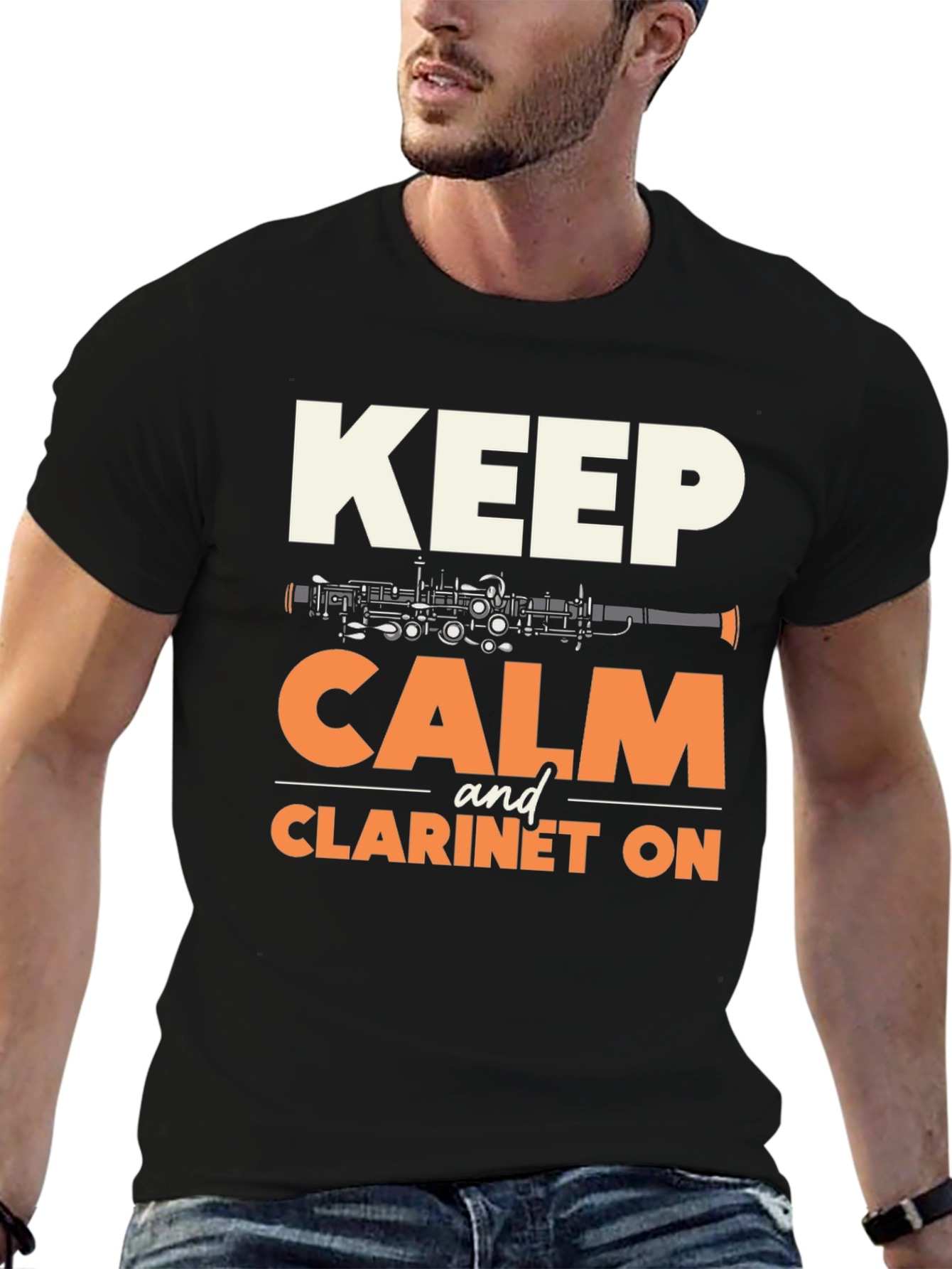Keep Calm and Clarinet On T-Shirt