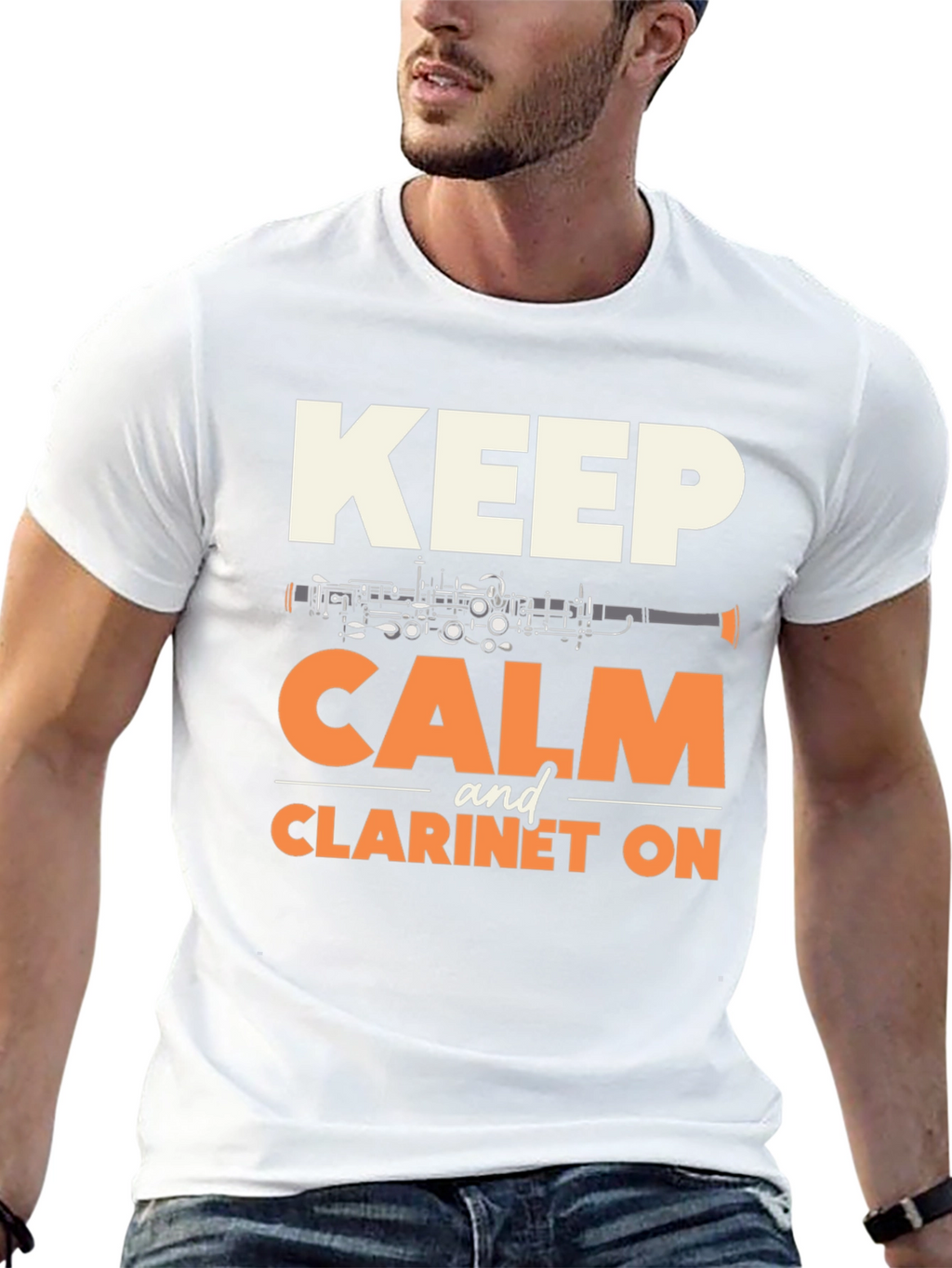 Keep Calm and Clarinet On T-Shirt