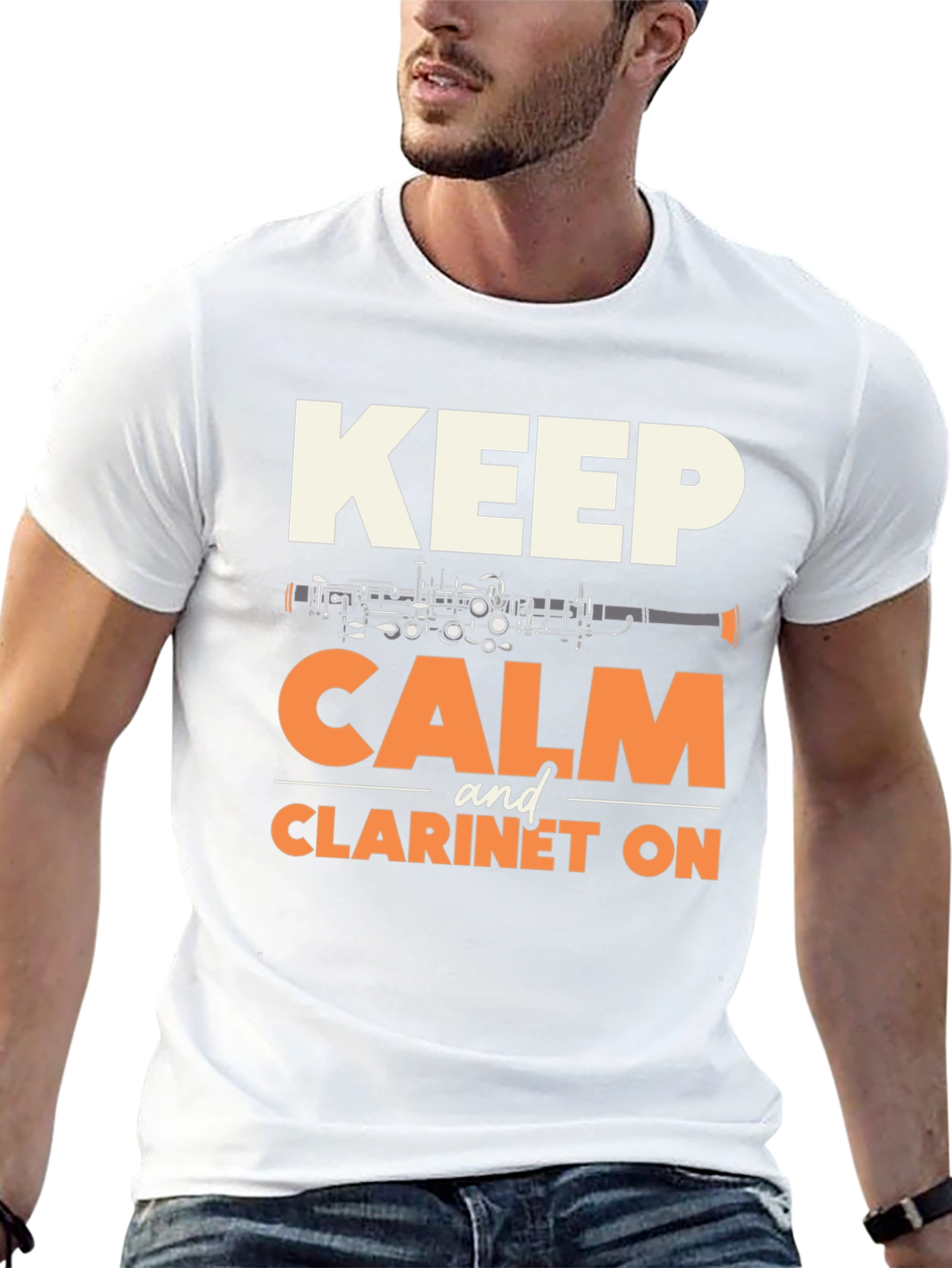 Keep Calm and Clarinet On T-Shirt