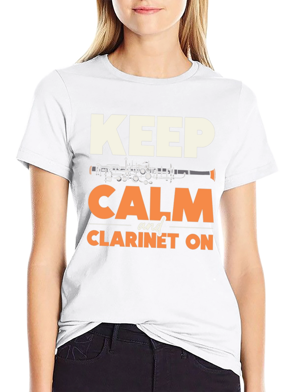Keep Calm and Clarinet On T-Shirt