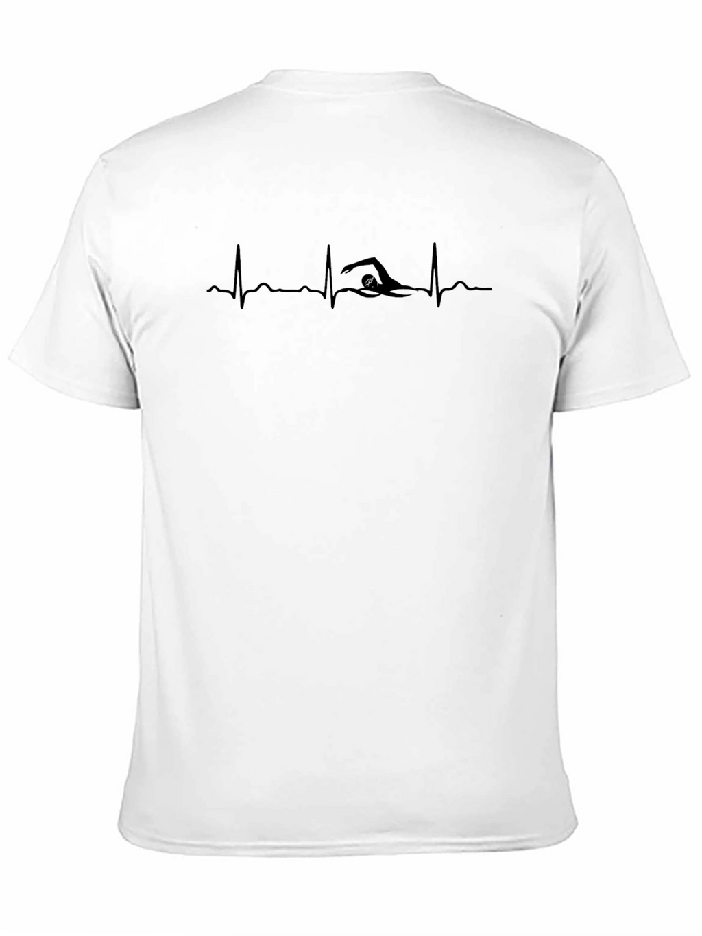 Swimmer Heartbeat Graphic T-Shirt