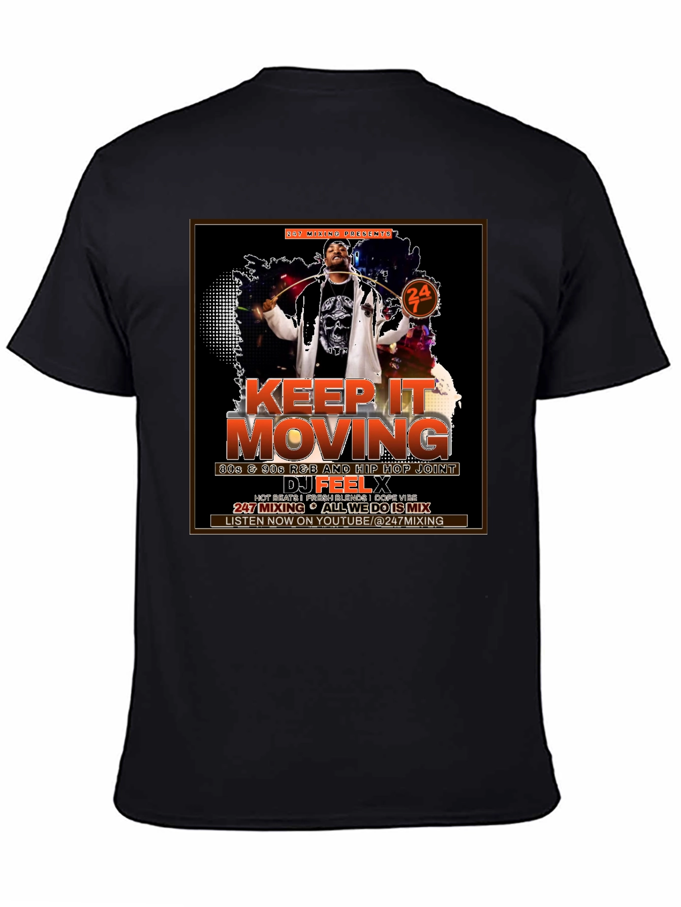Keep It Moving DJ Graphic T-Shirt