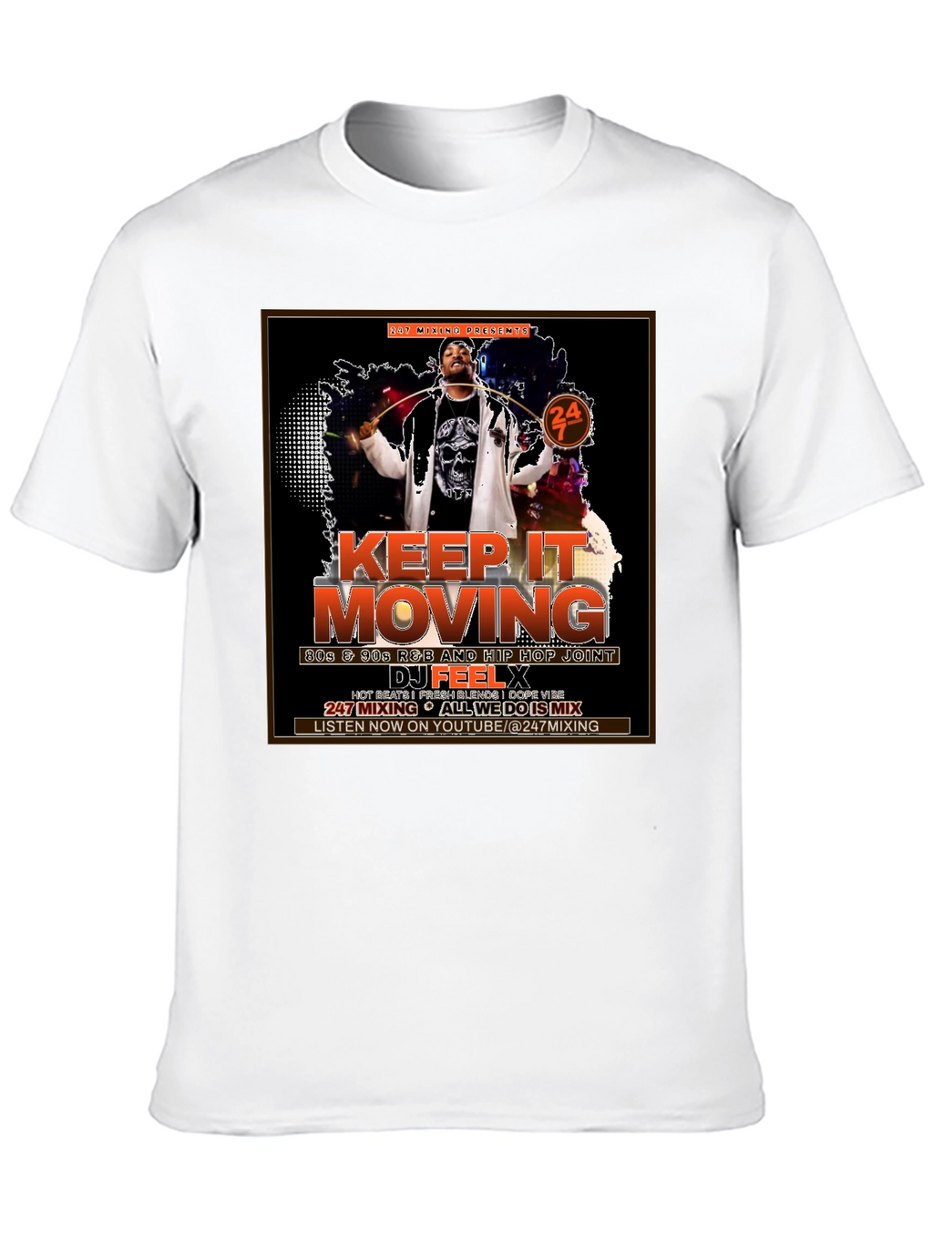 Keep It Moving DJ Graphic T-Shirt