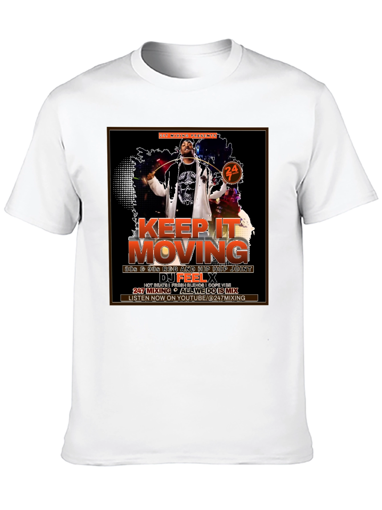 Keep It Moving DJ Graphic T-Shirt