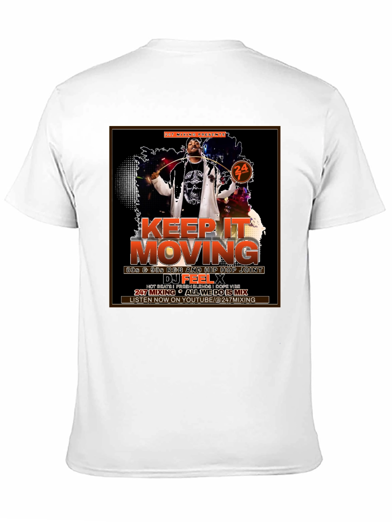 Keep It Moving DJ Graphic T-Shirt