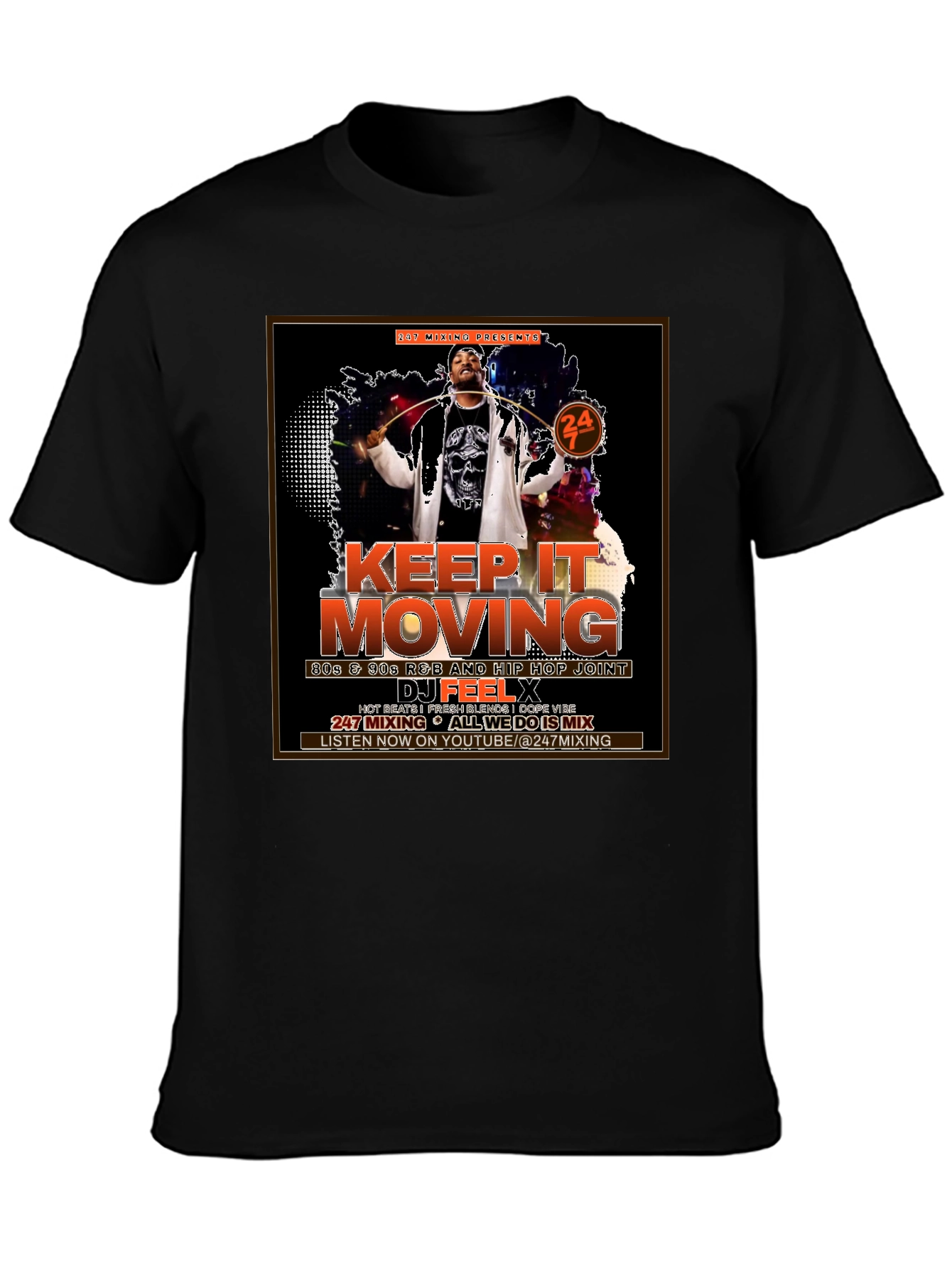 Keep It Moving DJ Graphic T-Shirt