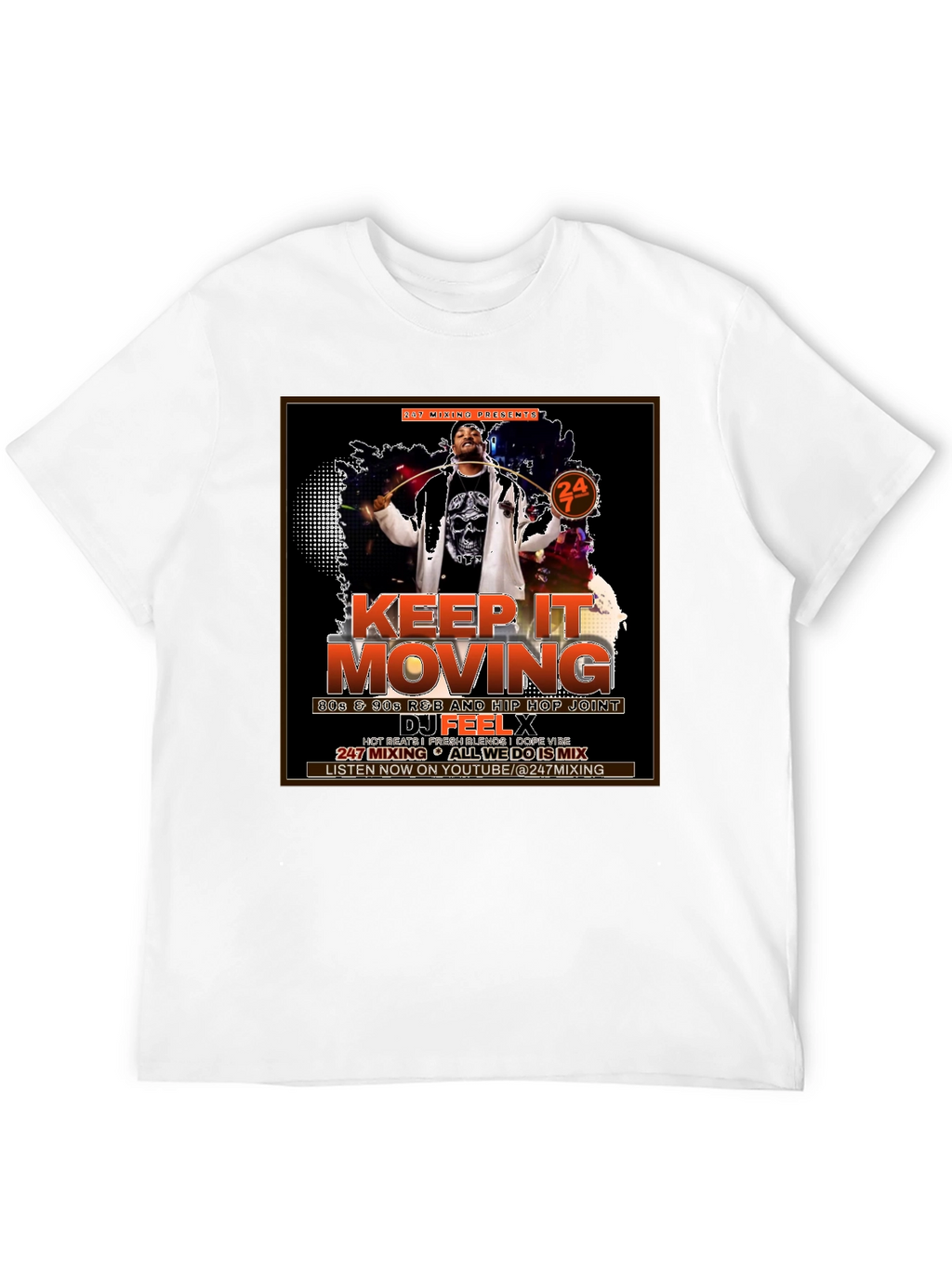 Keep It Moving DJ Graphic T-Shirt