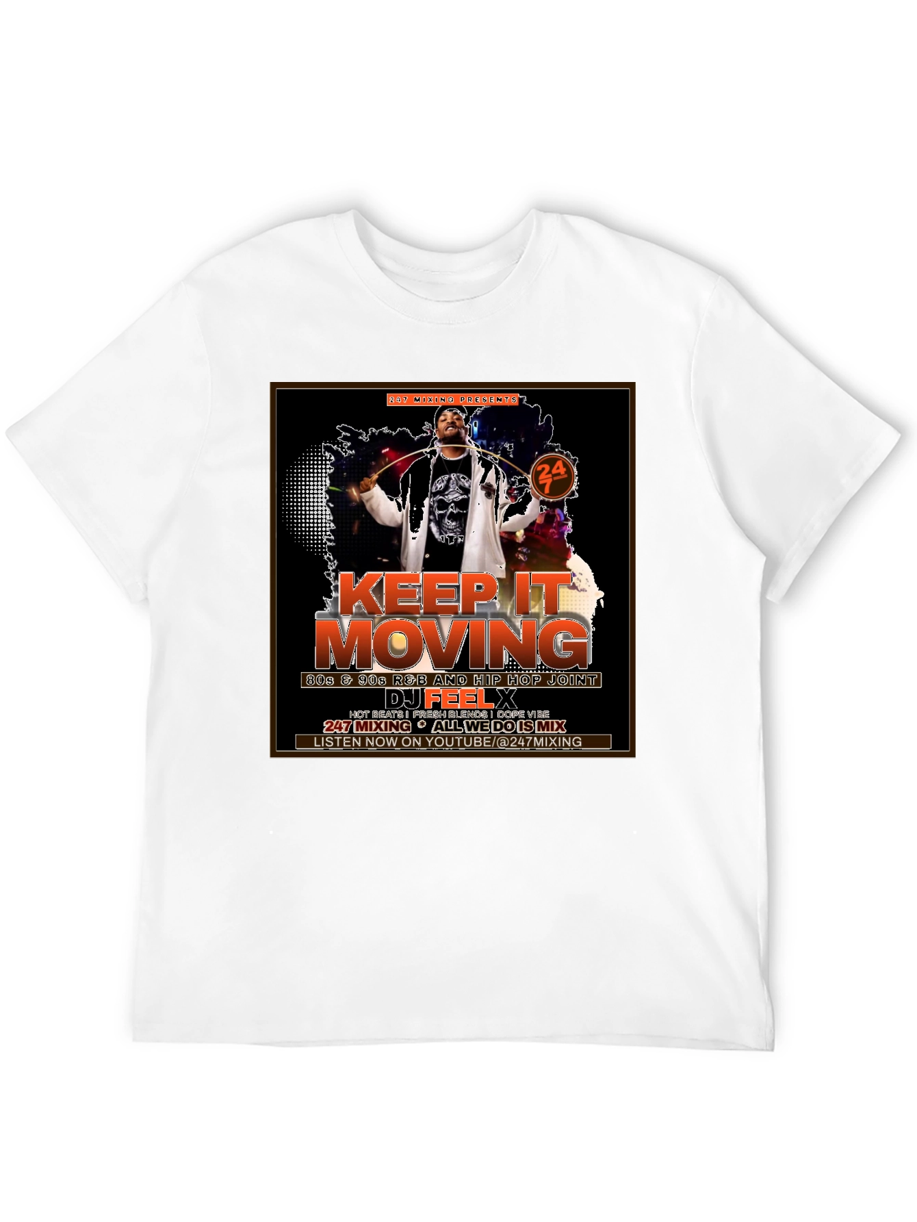 Keep It Moving DJ Graphic T-Shirt