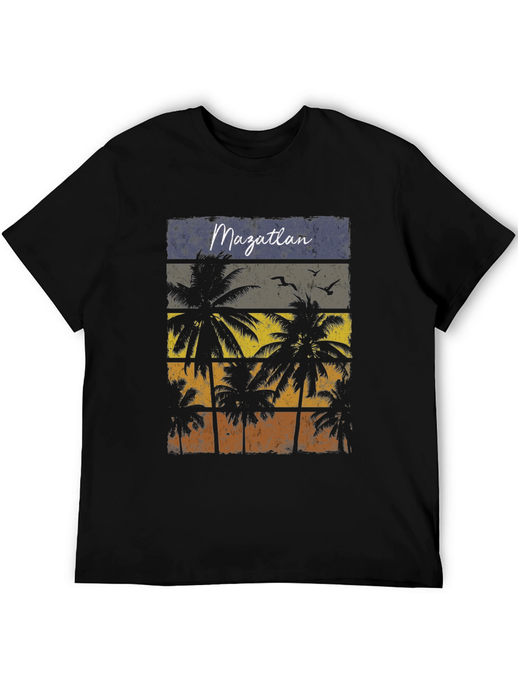 Mazatlan Palm Tree Graphic T-Shirt