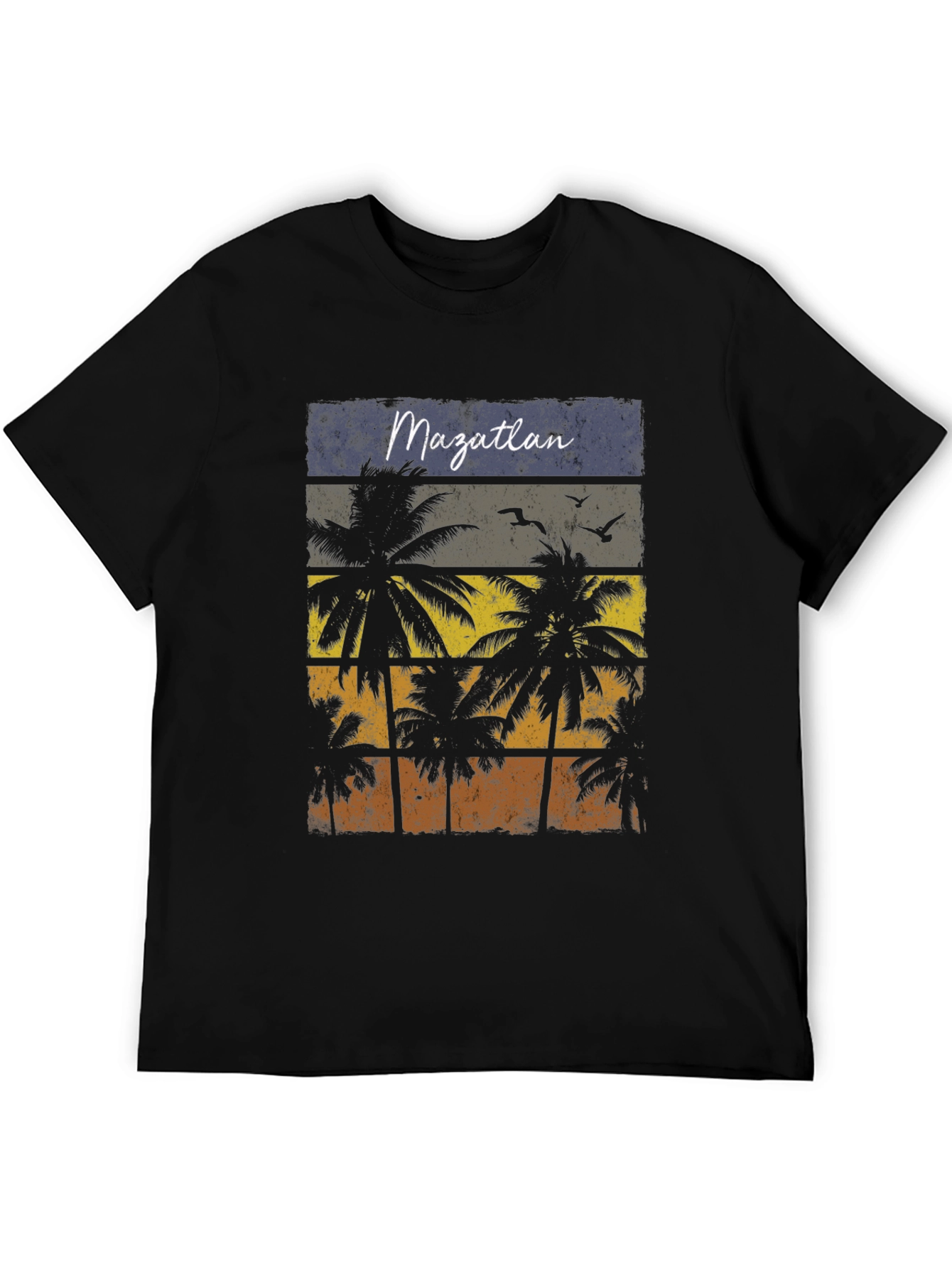 Mazatlan Palm Tree Graphic T-Shirt