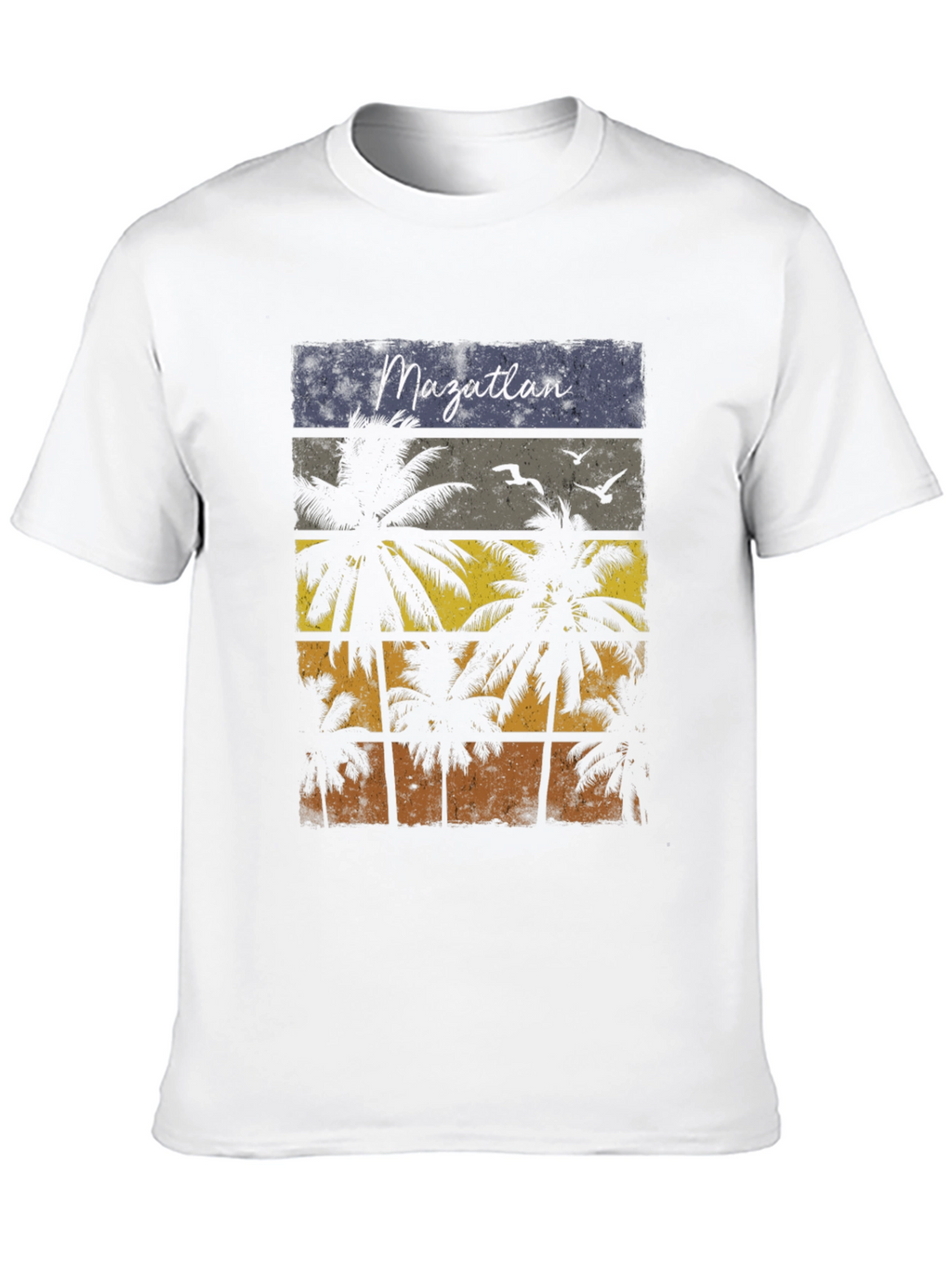 Mazatlan Palm Tree Graphic T-Shirt