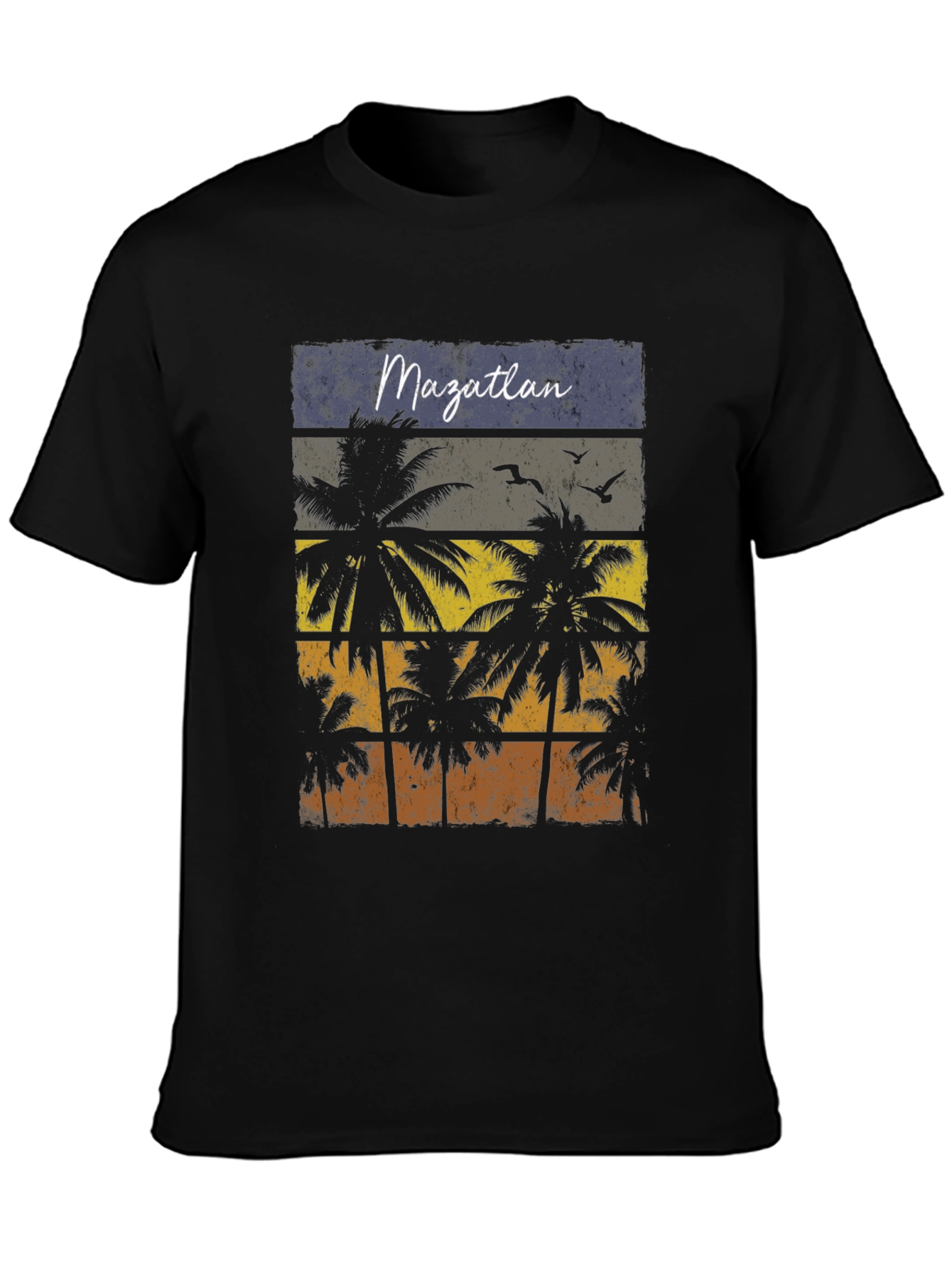 Mazatlan Palm Tree Graphic T-Shirt