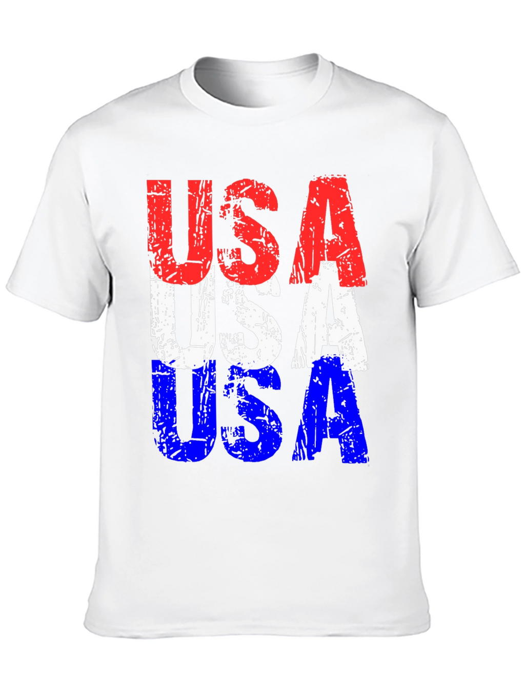 USA Flag Patriotic Graphic T-Shirt