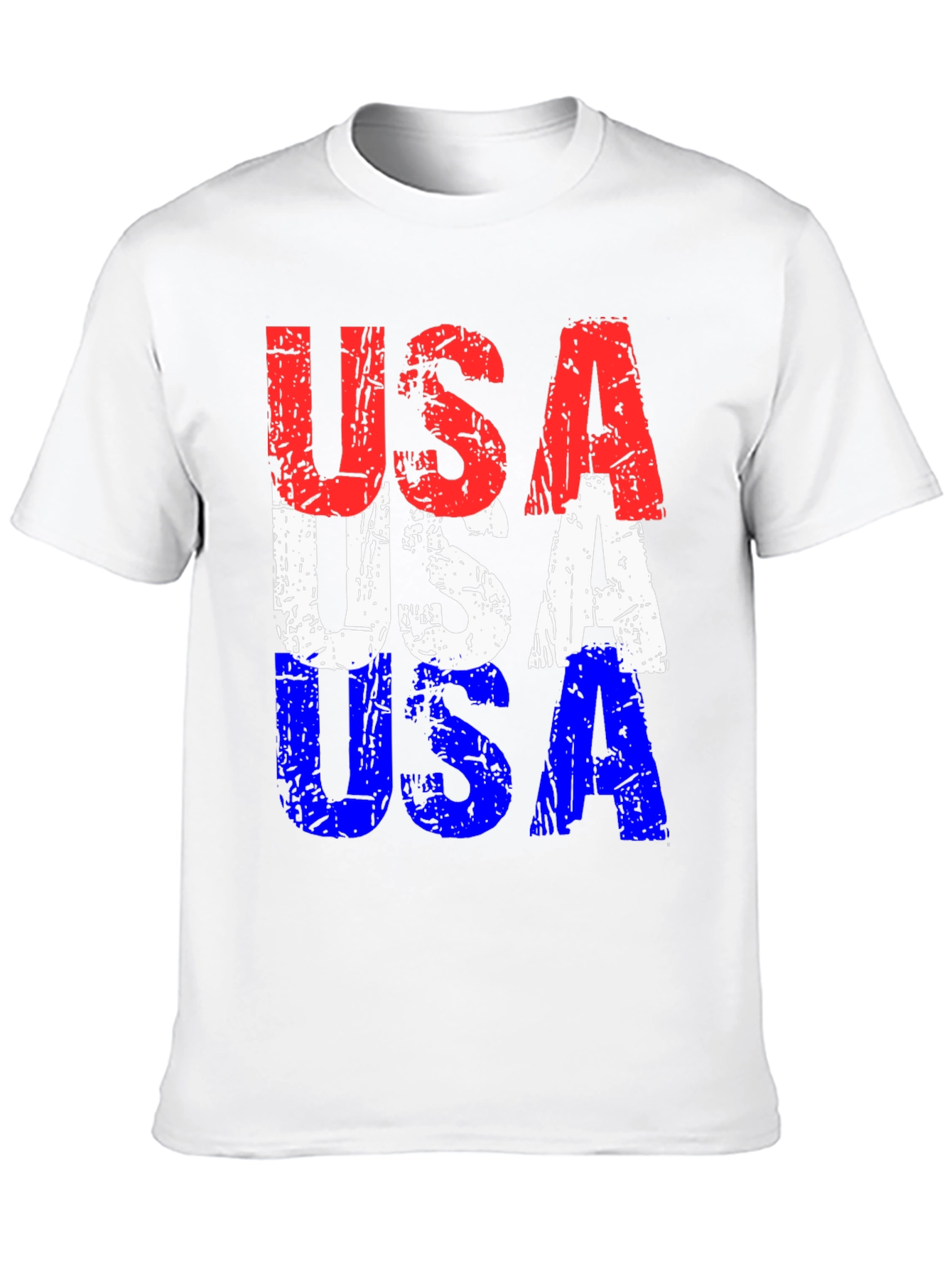 USA Flag Patriotic Graphic T-Shirt