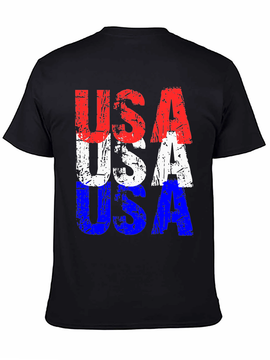 USA Flag Patriotic Graphic T-Shirt