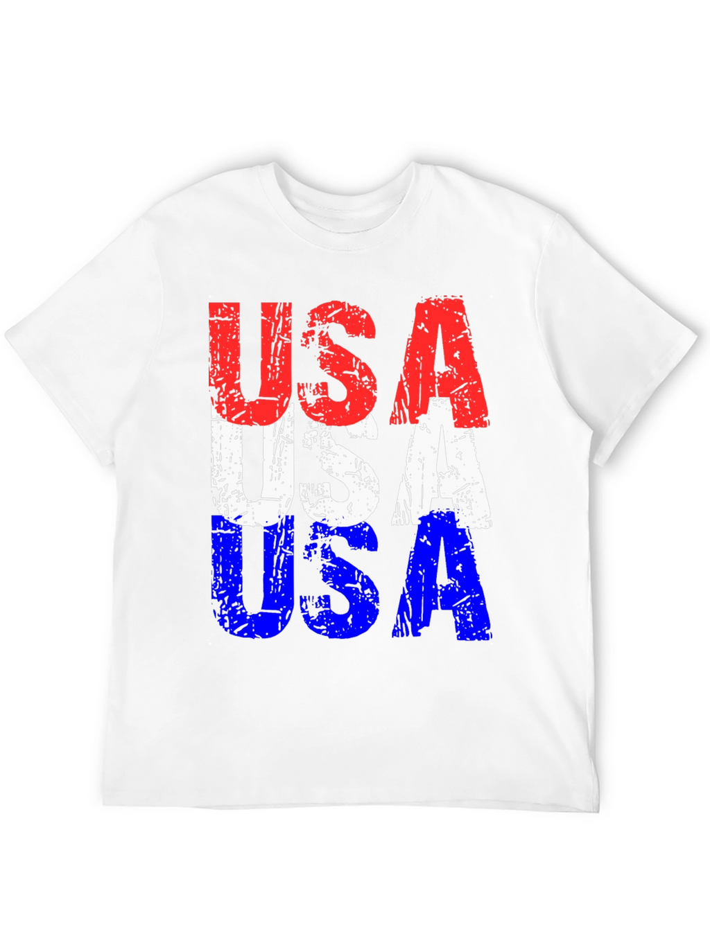 USA Flag Patriotic Graphic T-Shirt