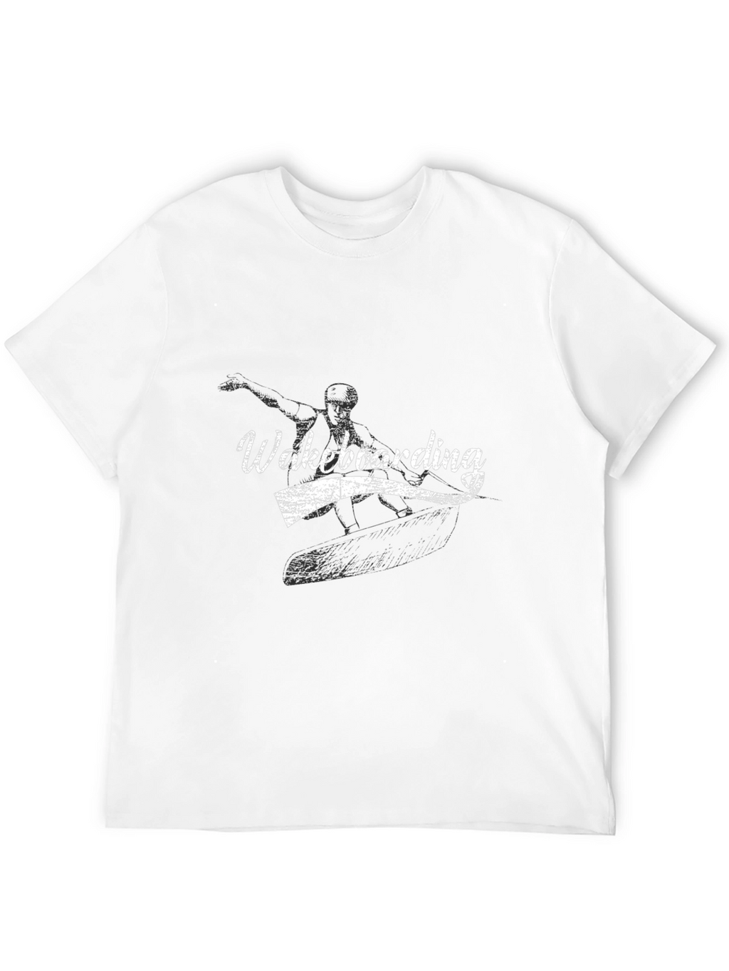 Wakeboarding Black T-Shirt