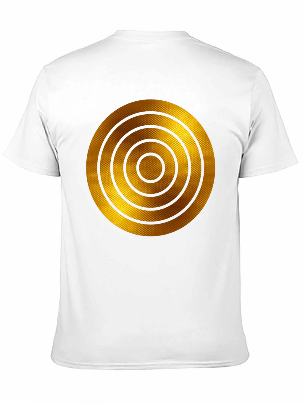 Golden Target Graphic T-Shirt - Modern Style
