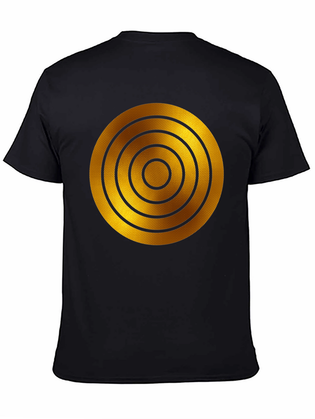 Golden Target Graphic T-Shirt - Modern Style