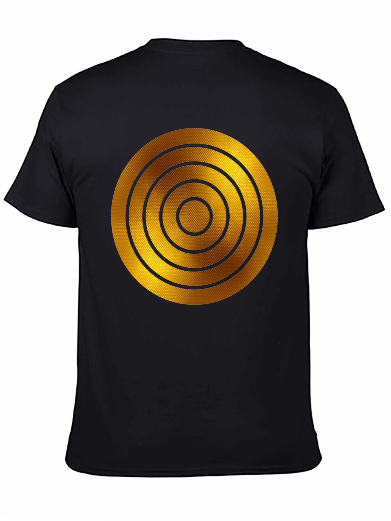 Golden Target Graphic T-Shirt - Modern Style