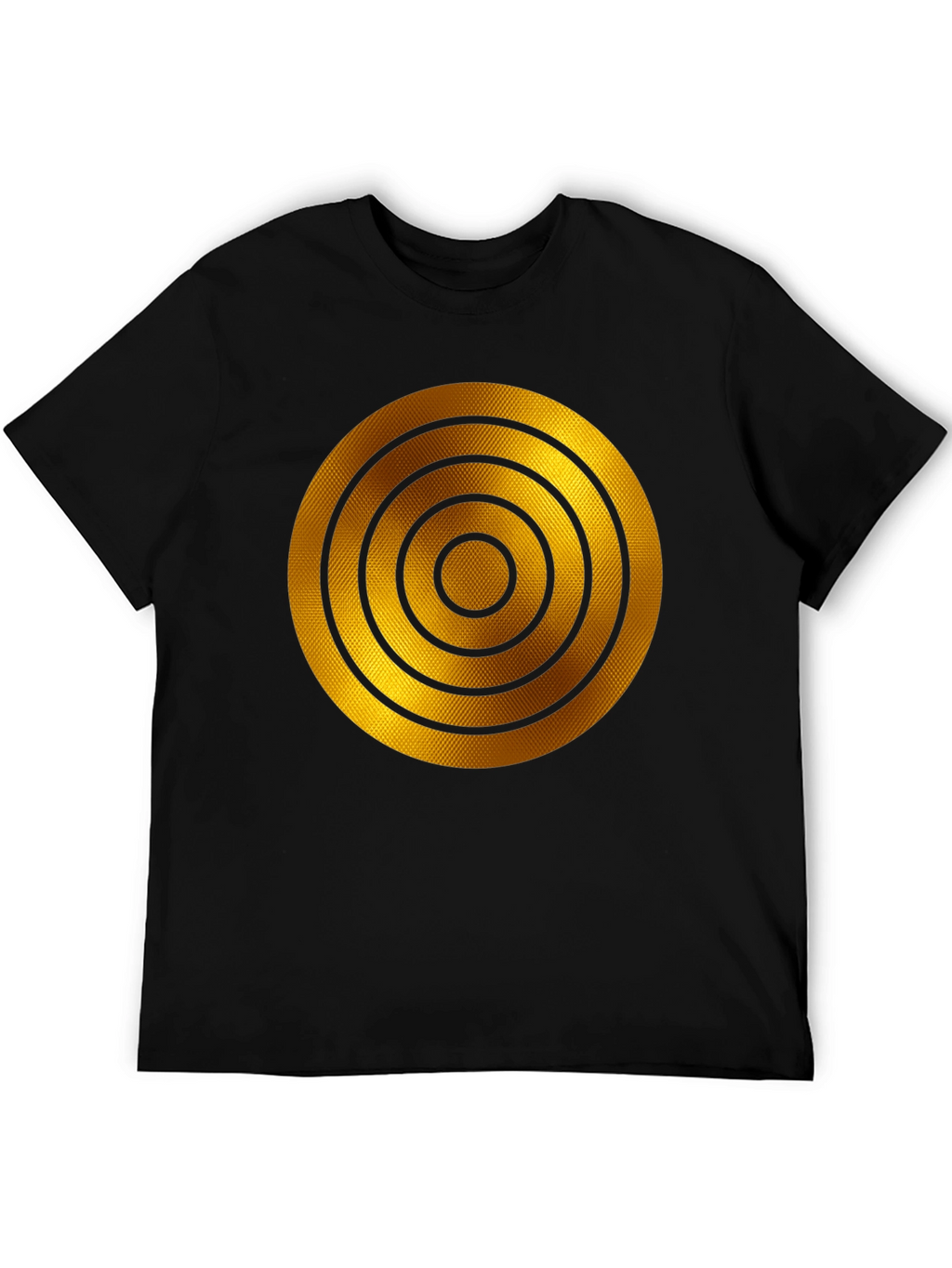 Golden Target Graphic T-Shirt - Modern Style