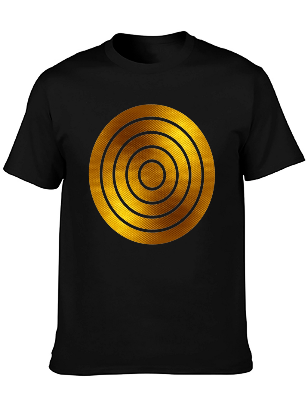 Golden Target Graphic T-Shirt - Modern Style