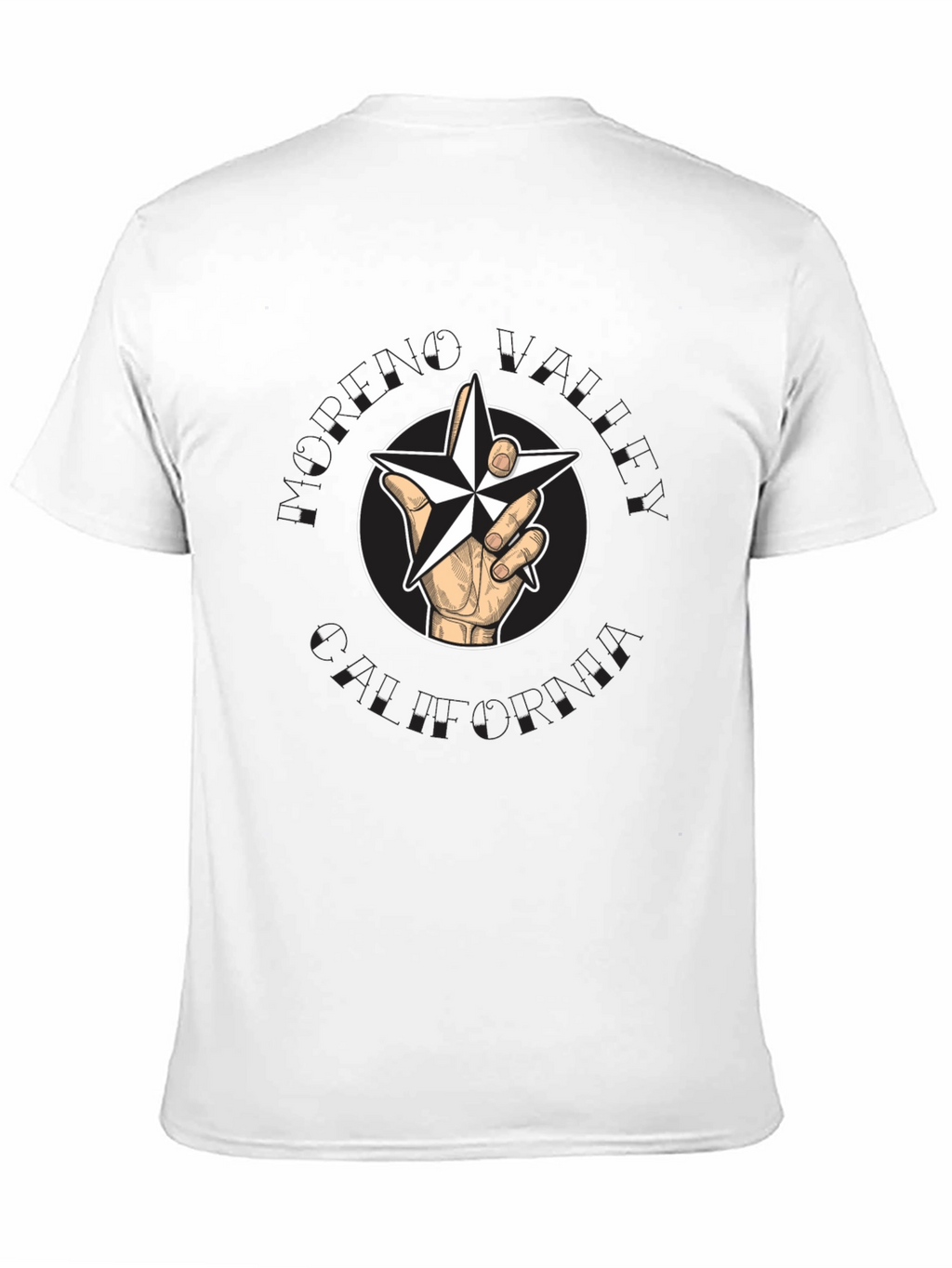 Star Hand Graphic Tee - Modern Style