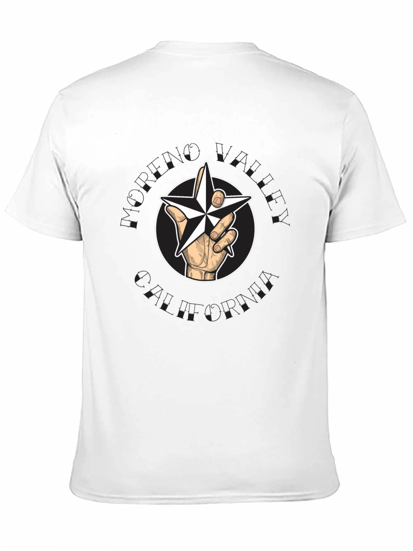 Star Hand Graphic Tee - Modern Style