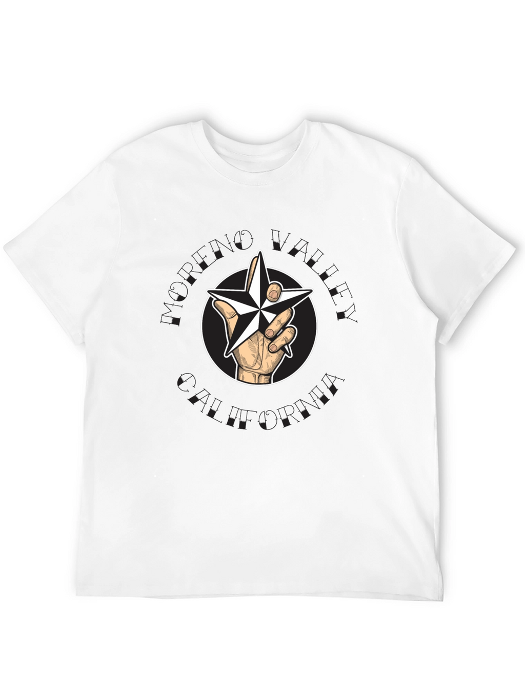 Star Hand Graphic Tee - Modern Style